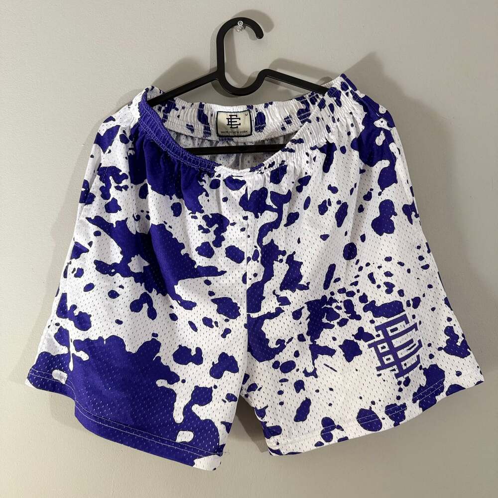 Eric Emanuel EE Basic Short Purple Paint Splatter